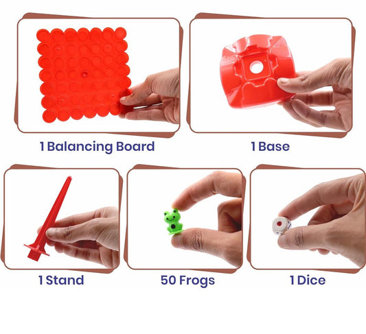 Frog balance game, Montessori | Educational Toy helps brain development, Balancing learning toy, gifts for kids, family fun games