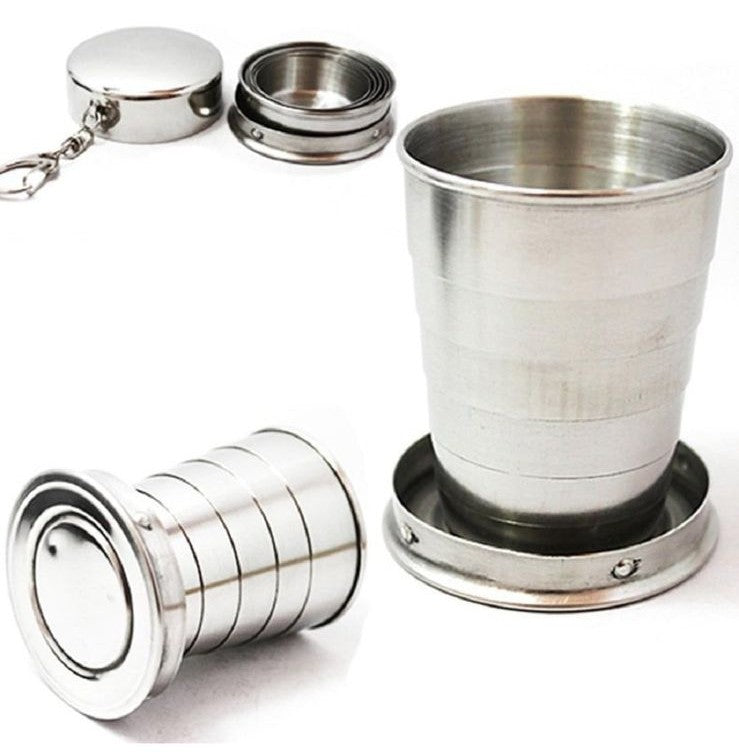 Portable Folding Tumbler – Collapsible &amp; Reusable Travel Cup for Outdoor, Office &amp; Home